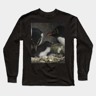 Rockhopper Penguin family Long Sleeve T-Shirt